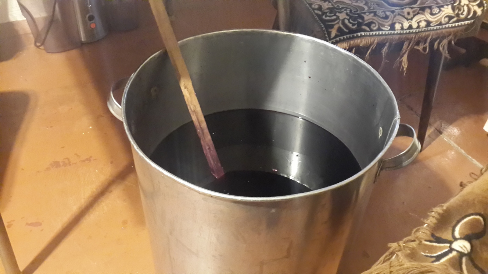 Homemade wine -2 - My, Wine, Grape, Longpost