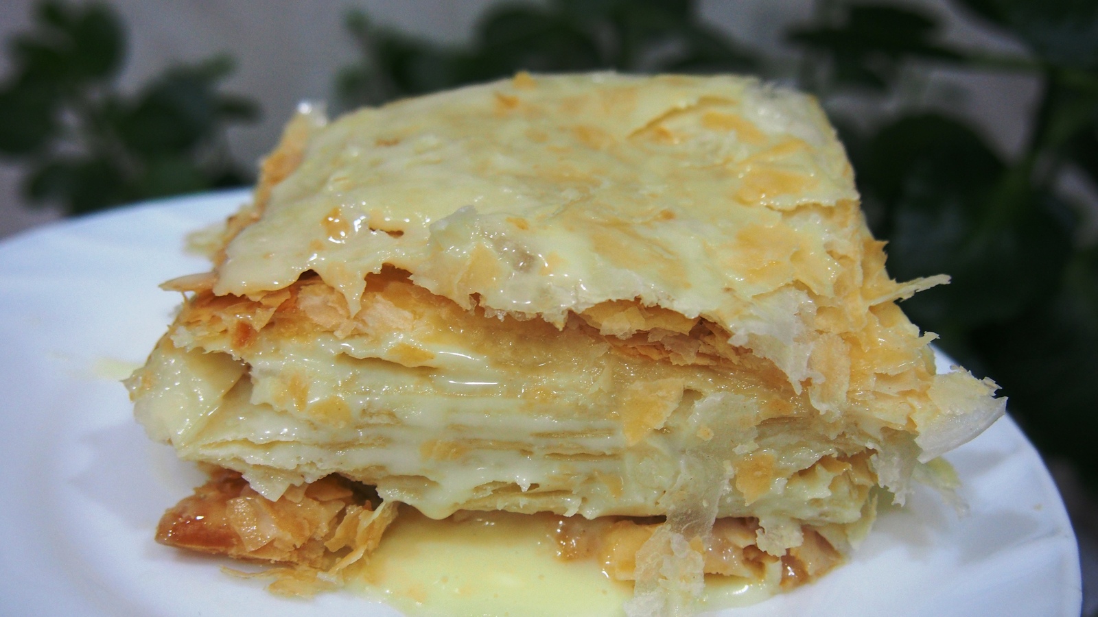 Lazy cake Napoleon. Very tasty))) - My, Cake, , Napoleon Cake, Recipe, Food