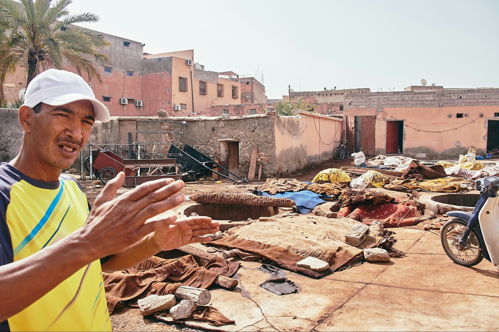 Circle Morocco: Tanneries of Marrakech - My, Travels, Longpost, Morocco, Marrakech, Leather, Arabs