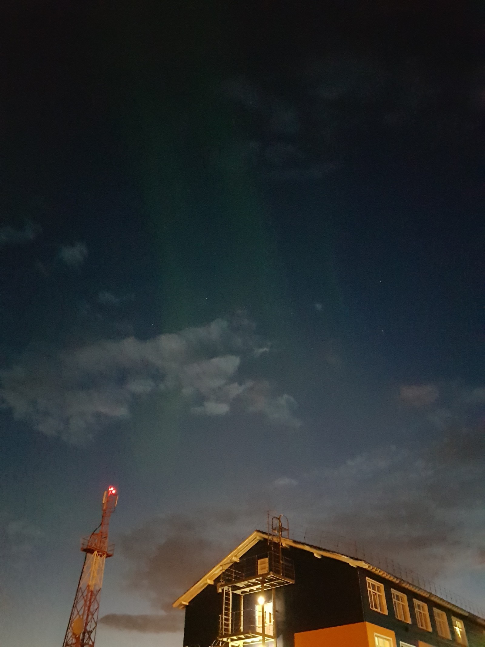 Northern Lights, on Sabbath September 4, 2018 - My, YAMAL LNG, Sabbeta, Watch, Longpost