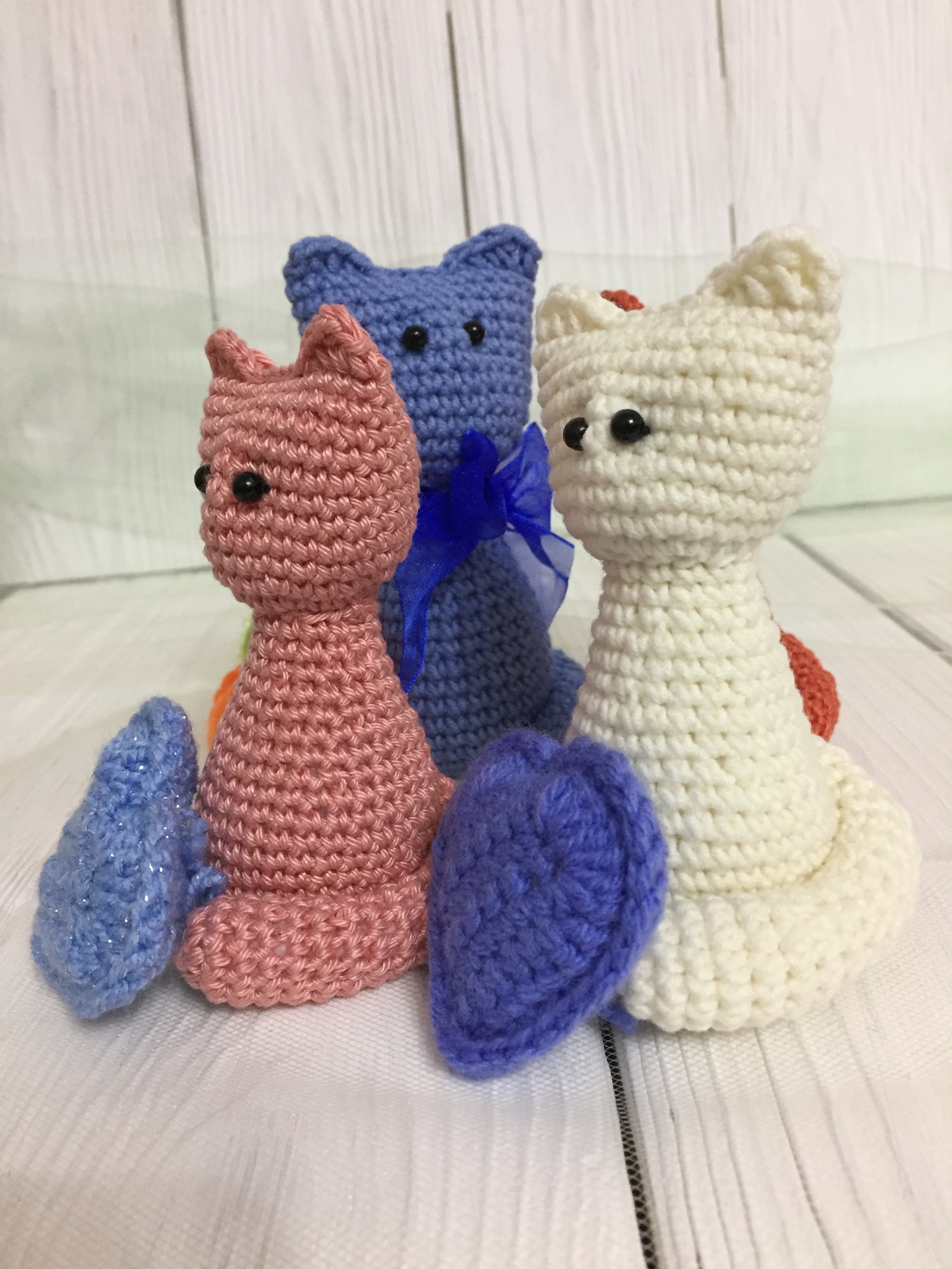 cat farm - My, Amigurumi, Crochet, With your own hands, Needlework without process, Longpost