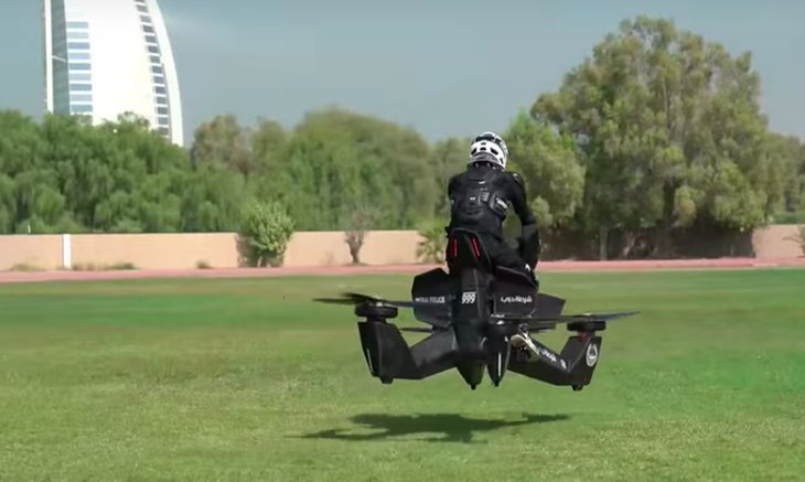 Dubai police will switch to Russian-made flying motorcycles - , Hoverbike, Skolkovo, The science