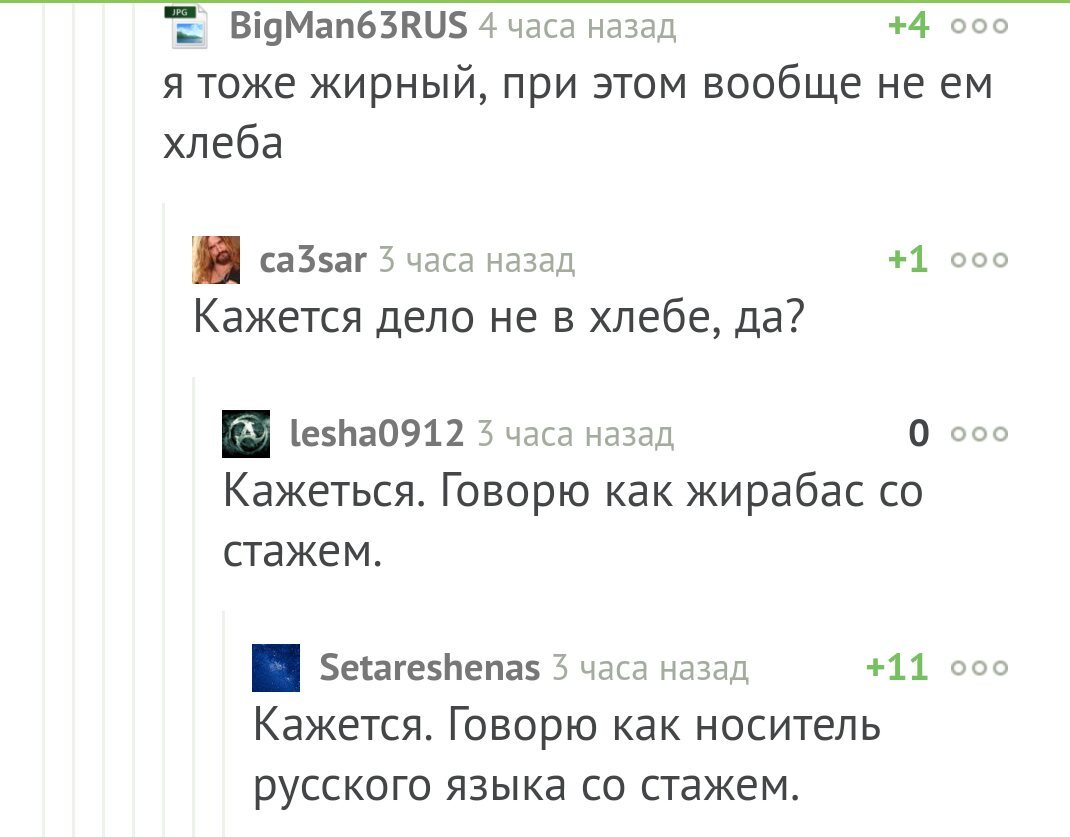 Жиробасы начинают и проигрывают - Скриншот, Комментарии, Комментарии на Пикабу, Жирные, Тся и ться, Лишний вес