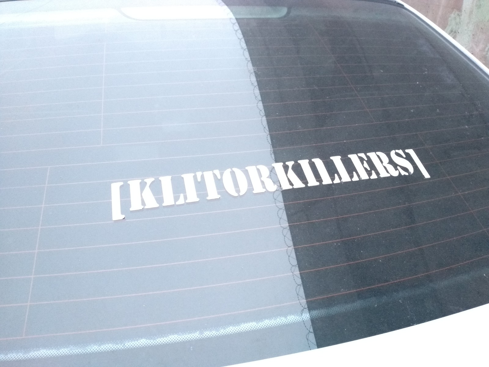 Clitorkillers security - My, Auto, Sticker, Stickers on cars, Images