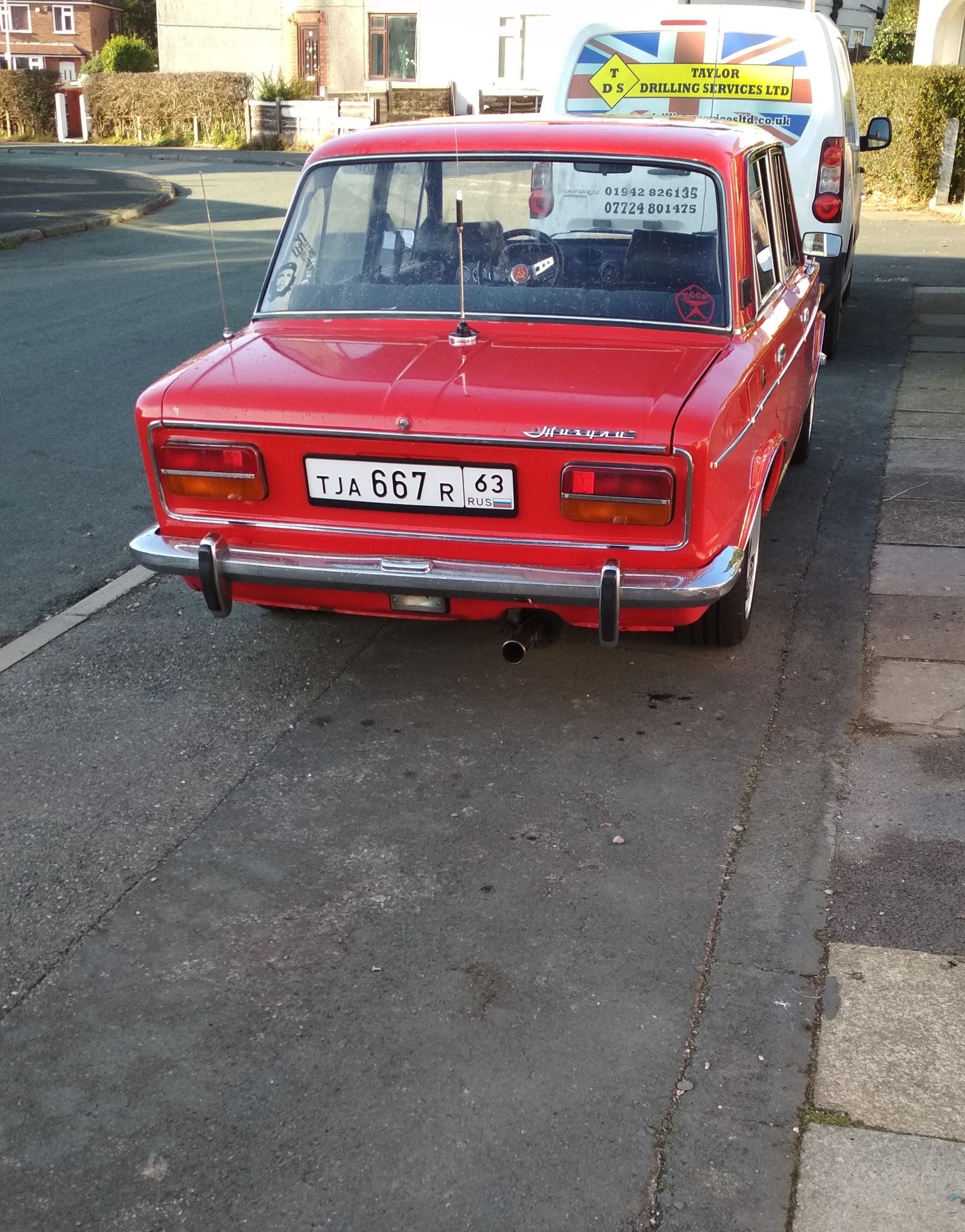 Foreign guest. - My, Zhiguli, England, Auto, The photo, Vaz-2103