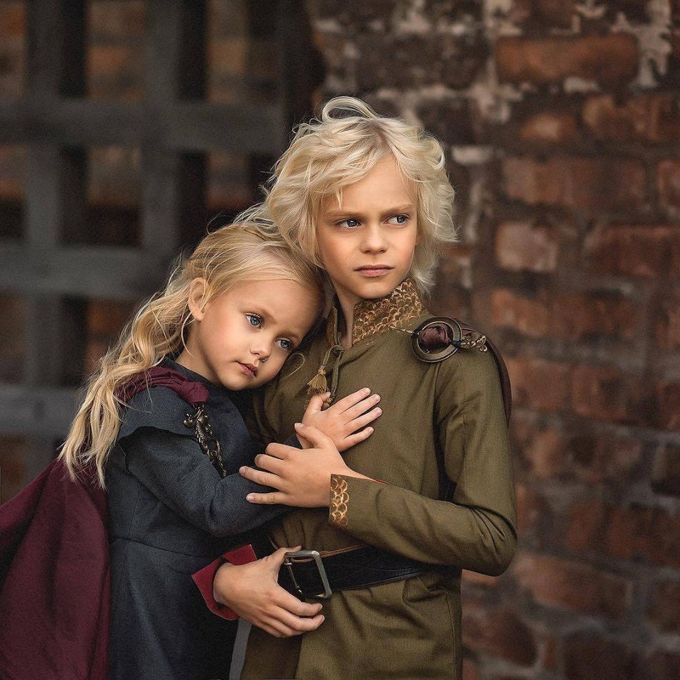 So small, and already Targaryens - Game of Thrones, Cosplay, Children, Daenerys Targaryen, Viserys Targaryen