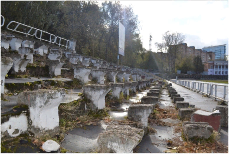 Stadium Vodnik. Nizhny Novgorod. - My, Nizhny Novgorod, Tourism, Story, , Sport, Abandoned, Longpost