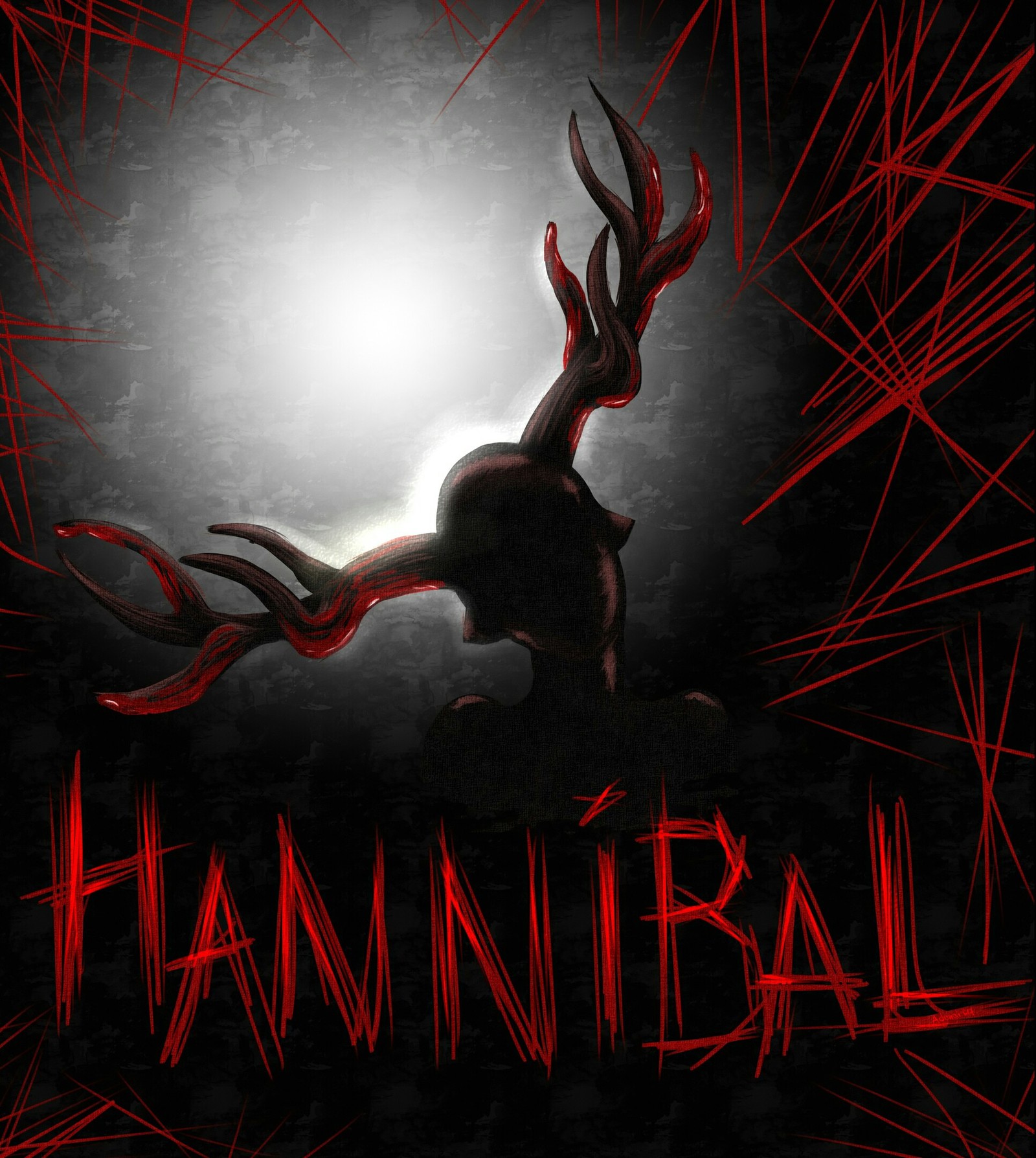 Wendigo - My, Wendigo, Art, Fan art, Hannibal series