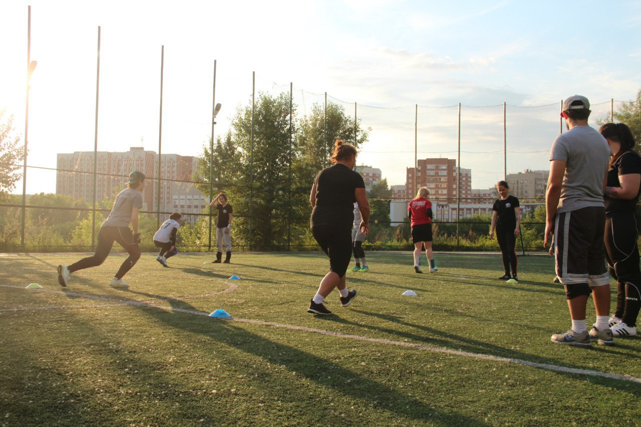 American football open training in Yekaterinburg - My, American football, Women's American Football, Yekaterinburg, Sport, Longpost