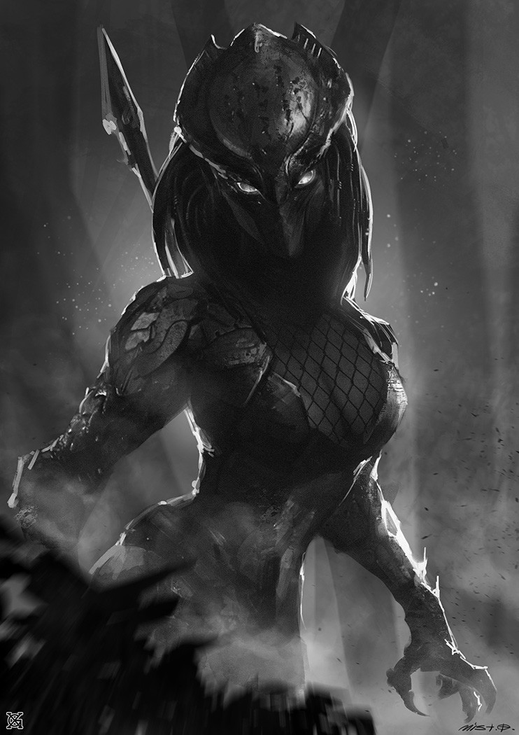 Predator. - Art, Mist XG, Predator, Rule 63, Longpost