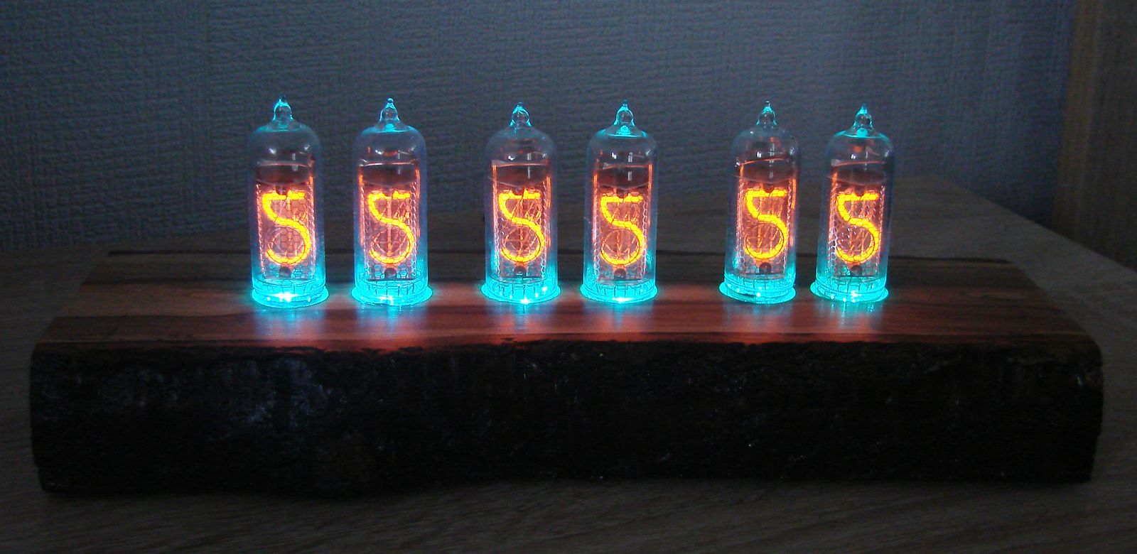 Ascetic watches on gas discharge indicators or Nixie Clock - My, Watches on the GRI, In-14, , Vacuum tubes, Nixie clock, Clock, Longpost, , Lamp clock