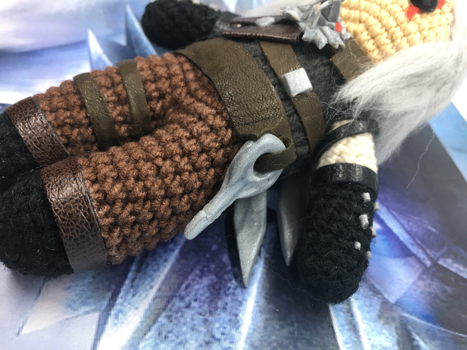 Birth of Geralt of Rivia - My, Witcher, Geralt of Rivia, The Witcher 3: Wild Hunt, Amigurumi, Longpost, Needlework