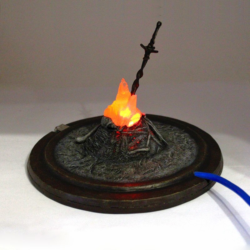 Mysterious USB Bonfire from Dark Souls - My, Handmade, Hobby, Craft, Needlework with process, Saint Petersburg, Dark souls, Longpost, I share