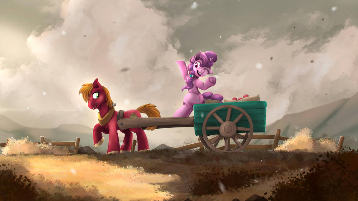 They are going - My little pony, Big Macintosh, Sugar Belle, Blackligerth