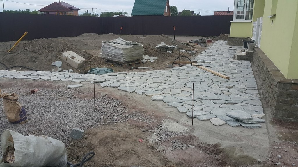 Transformation of part of the site. A lot of photos. - My, Lawn, Dacha, Landscape design, Saint Petersburg, A rock, Granite, Longpost