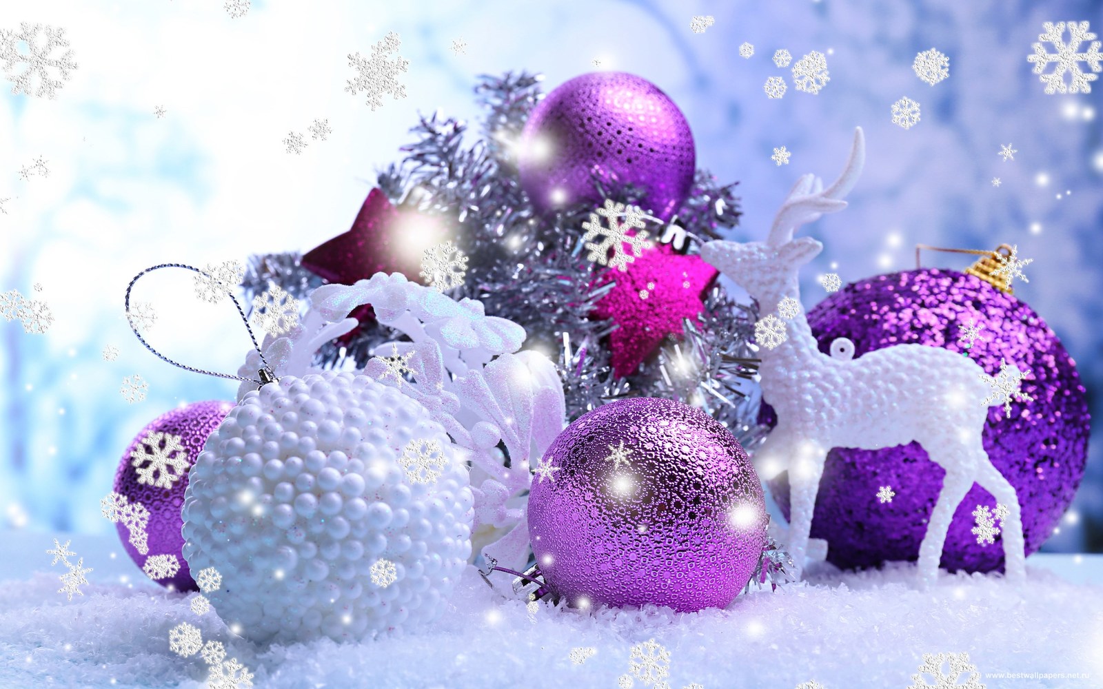 Holiday greetings! - New Year, Christmas, Snow, Snowflake, Holidays