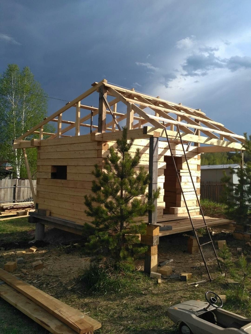 Construction of a bath, part 3 - My, Building, With your own hands, Bath, Longpost