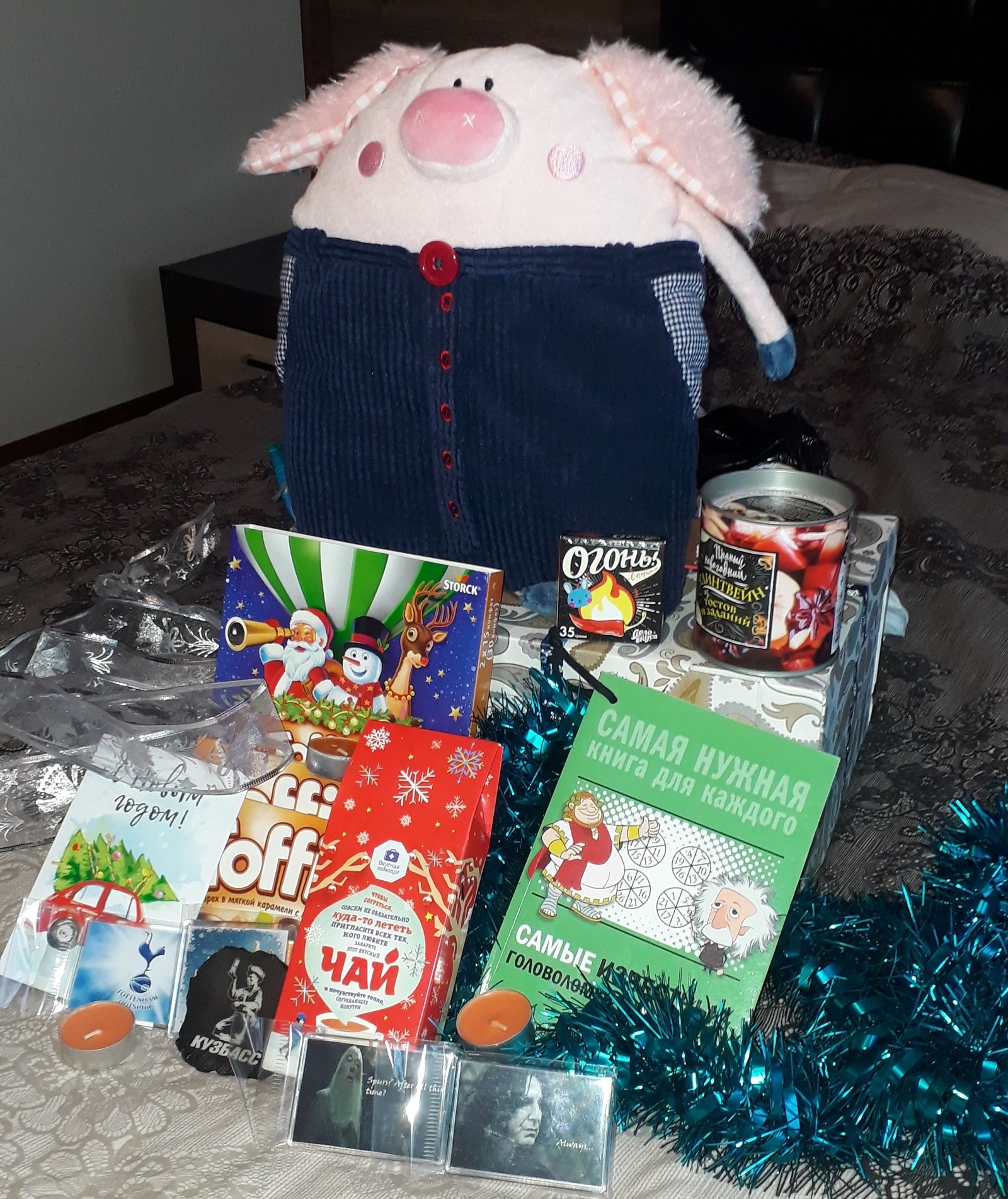 A lot of impressions and joy from the best Snow Maiden in the world :) - My, Secret Santa, New Year's gift exchange, Gift exchange report, Longpost