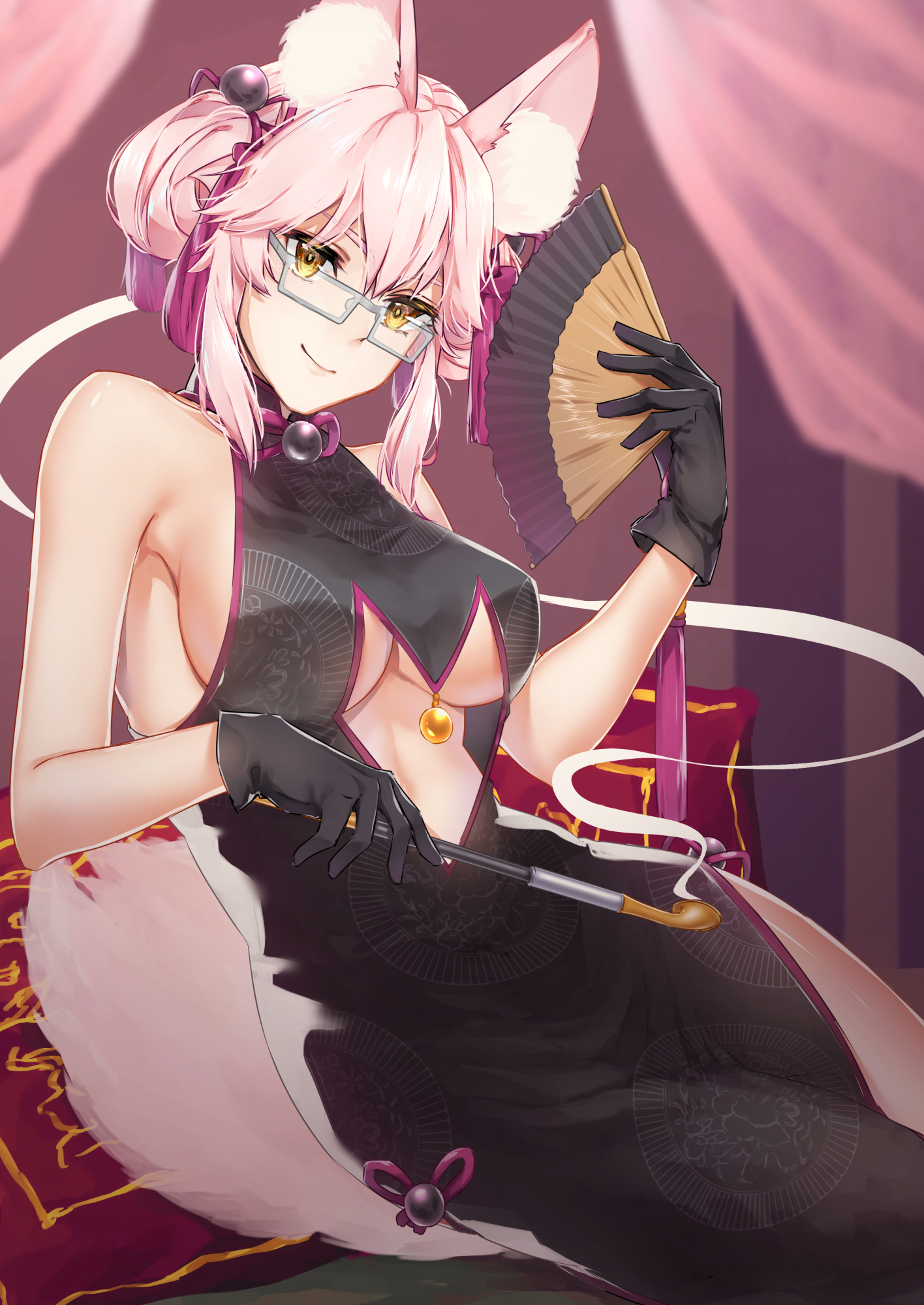 Eared - Anime, Art, Anime art, Fate, Fate grand order, Neko