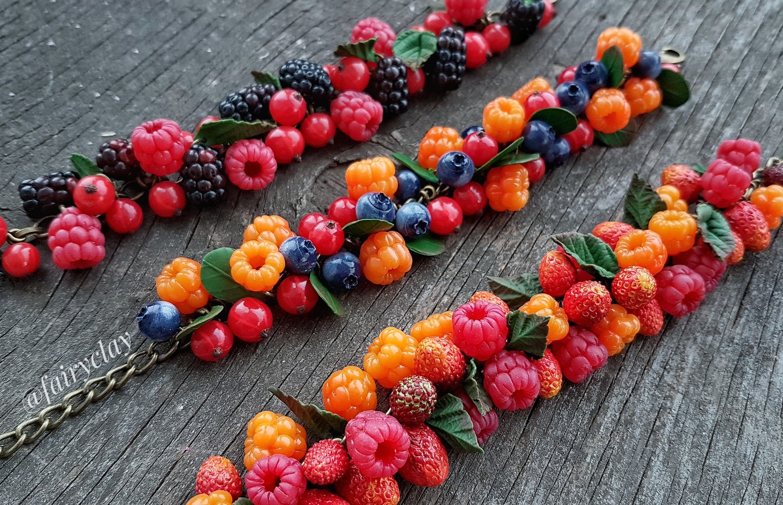 A lot of. Lots of berries - My, Creation, Handmade, With your own hands, Needlework without process, Polymer clay, Decoration, Longpost