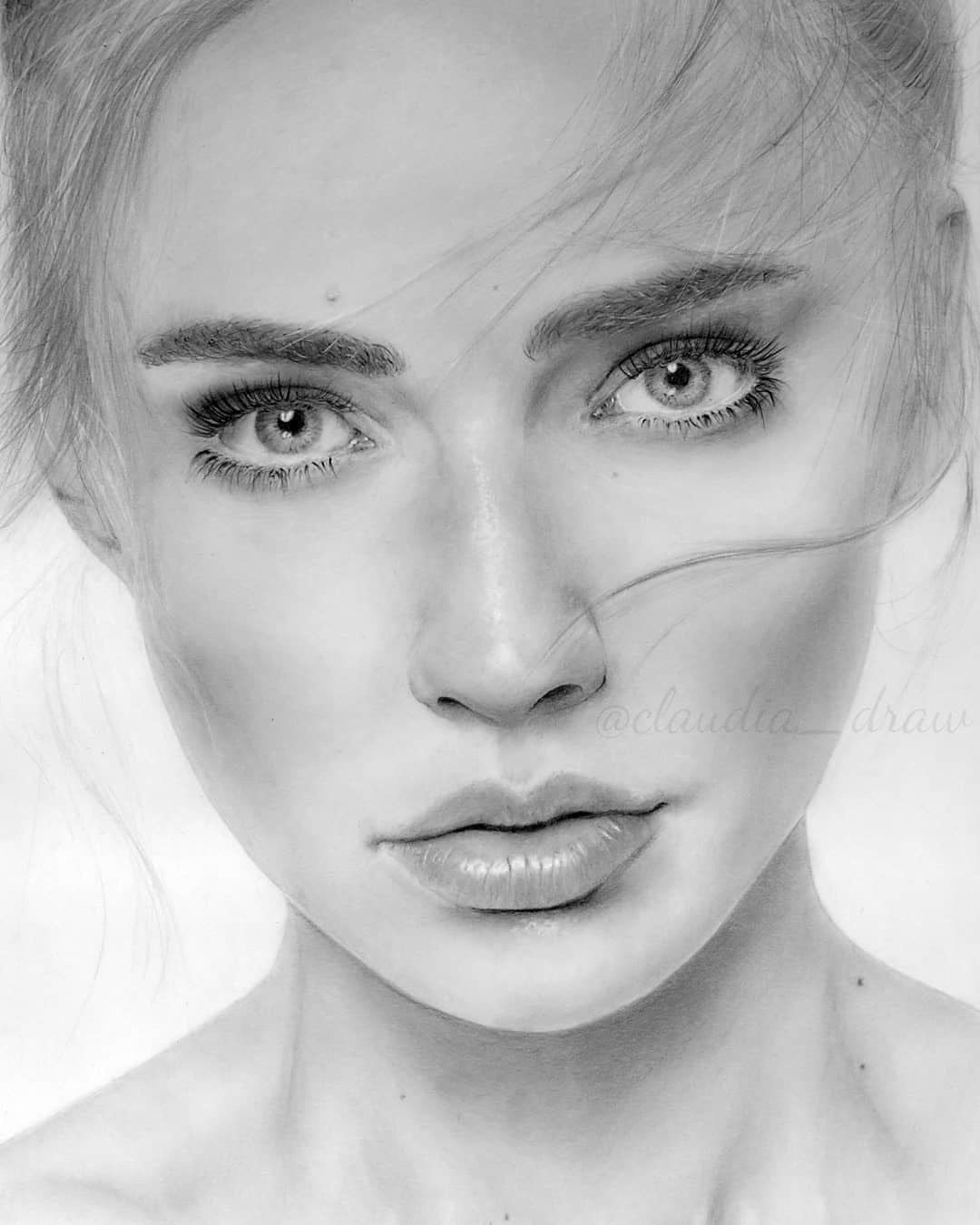 Artist Claudia Spitzers - Art, Images, Painting, Drawing, Artist, Beautiful girl, Portrait, 