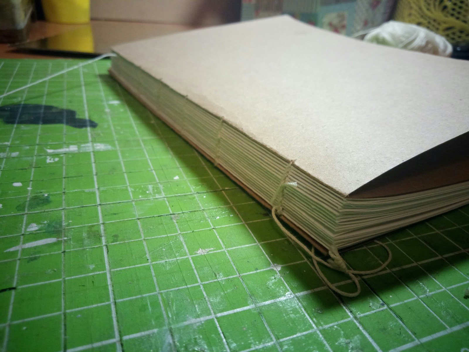 How I first made a notebook with my own hands - With your own hands, Scrapbooking, Notebook, Skillful fingers, Needlework, Longpost