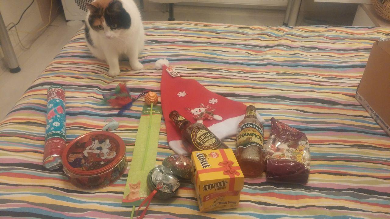 My New Year's British Joy 2018 - My, Gift exchange, Gift exchange report, New Year, Presents, , , Longpost