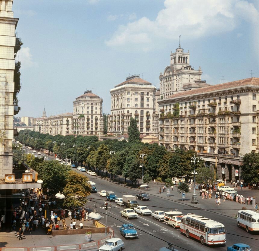 Киев в 1980 году - Киев, СССР, Историческое фото