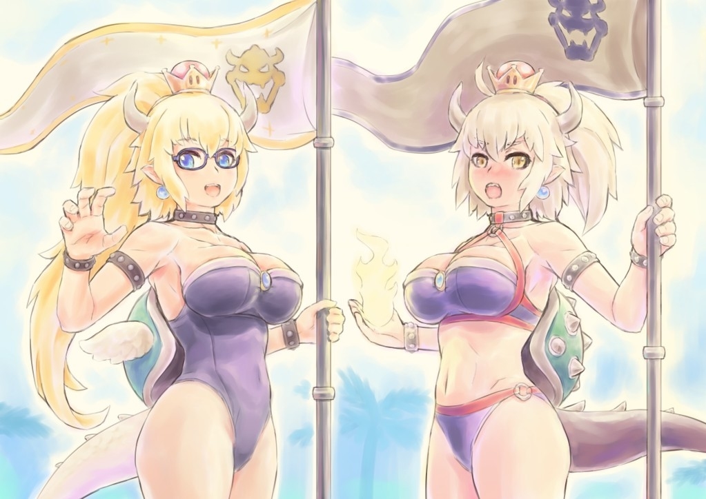 Bowsette Fate - Anime, Anime art, Fate, Artoria pendragon, Mordred, Ruler, Jeanne alter, Bowsette