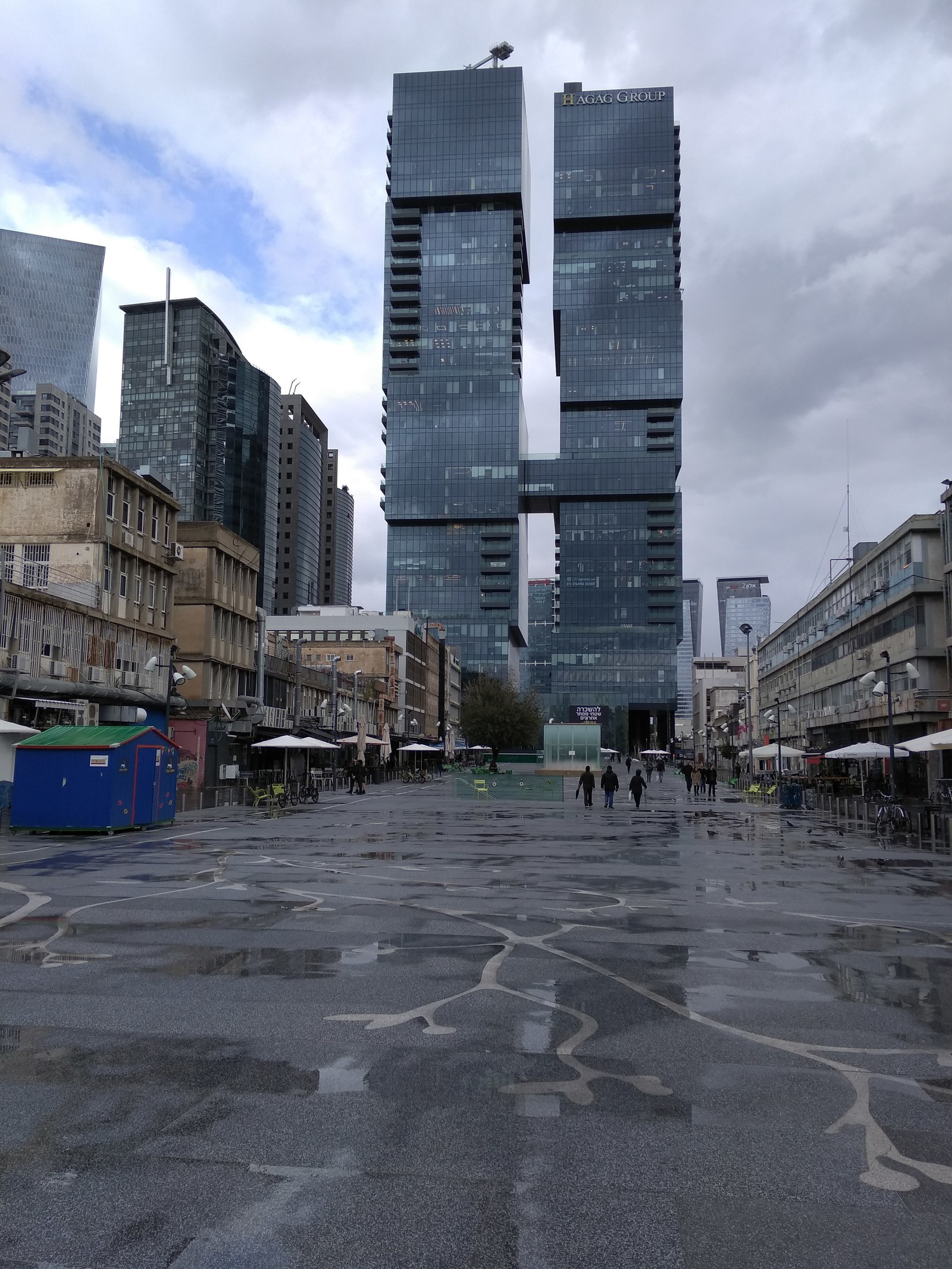 Soron twin brothers, Tel Aviv - My, Israel, Rain, Tel Aviv, The photo