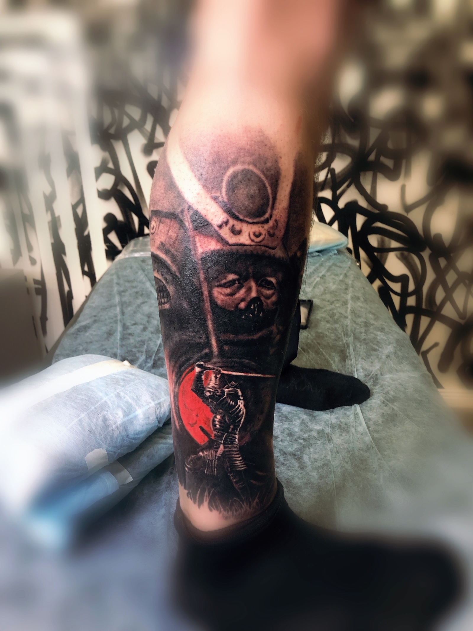 Samurai - My, East, Tattoo, Tattooink, Saint Petersburg, Samurai