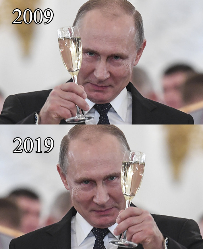 10 years challenge - 10yearschallenge, Владимир Путин, Картинки