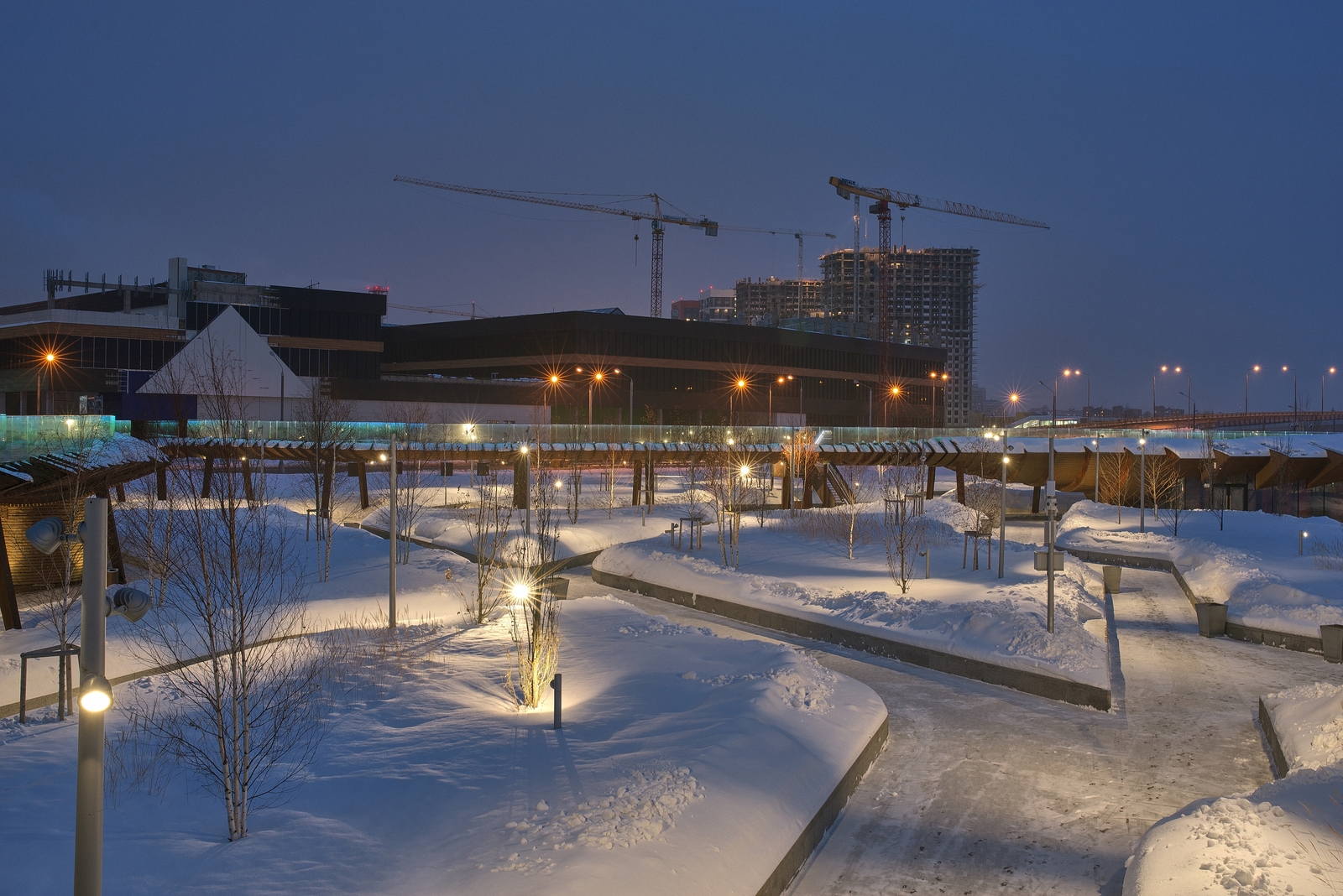 A negative result is also a result - My, The photo, Pentax, The park, Moscow City, MCC, Longpost