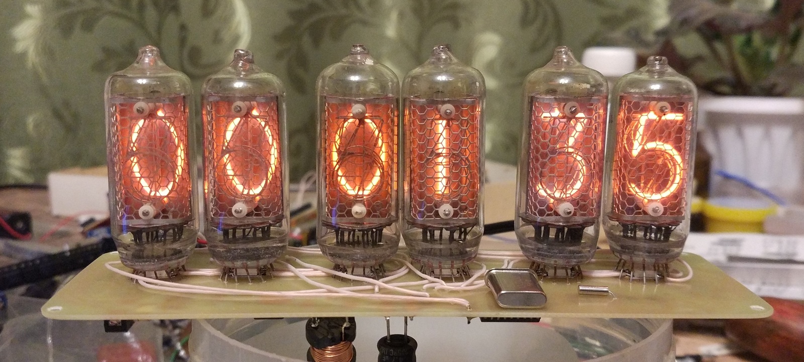 Nixie clock: my first watch on IN-8-2 indicators - My, With your own hands, Homemade, Handmade, , Nixie clock, Longpost