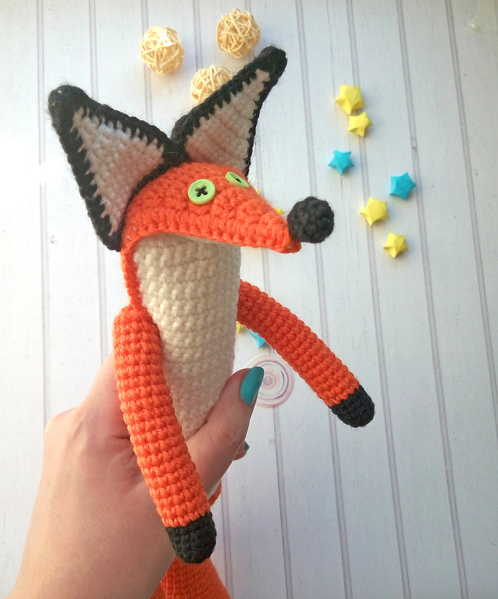 Mister fox - My, Crochet, Needlework without process, Little Prince, , Antoine de Saint-Exupery, Knitted toys, Longpost