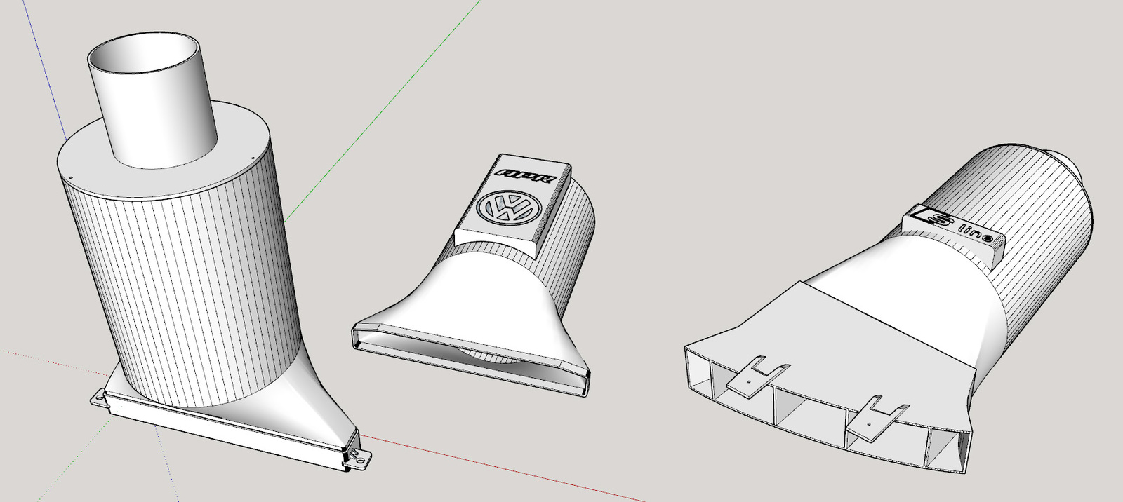 Подарок к 23 февраля - большой танк. Ковыряемся в Sketchup. - Моё, Ручная работа, Своими руками, 3D моделирование, Скетчап, Sketchup, Подарки, Танки, 3D печать, Длиннопост, SketchUp (программа)