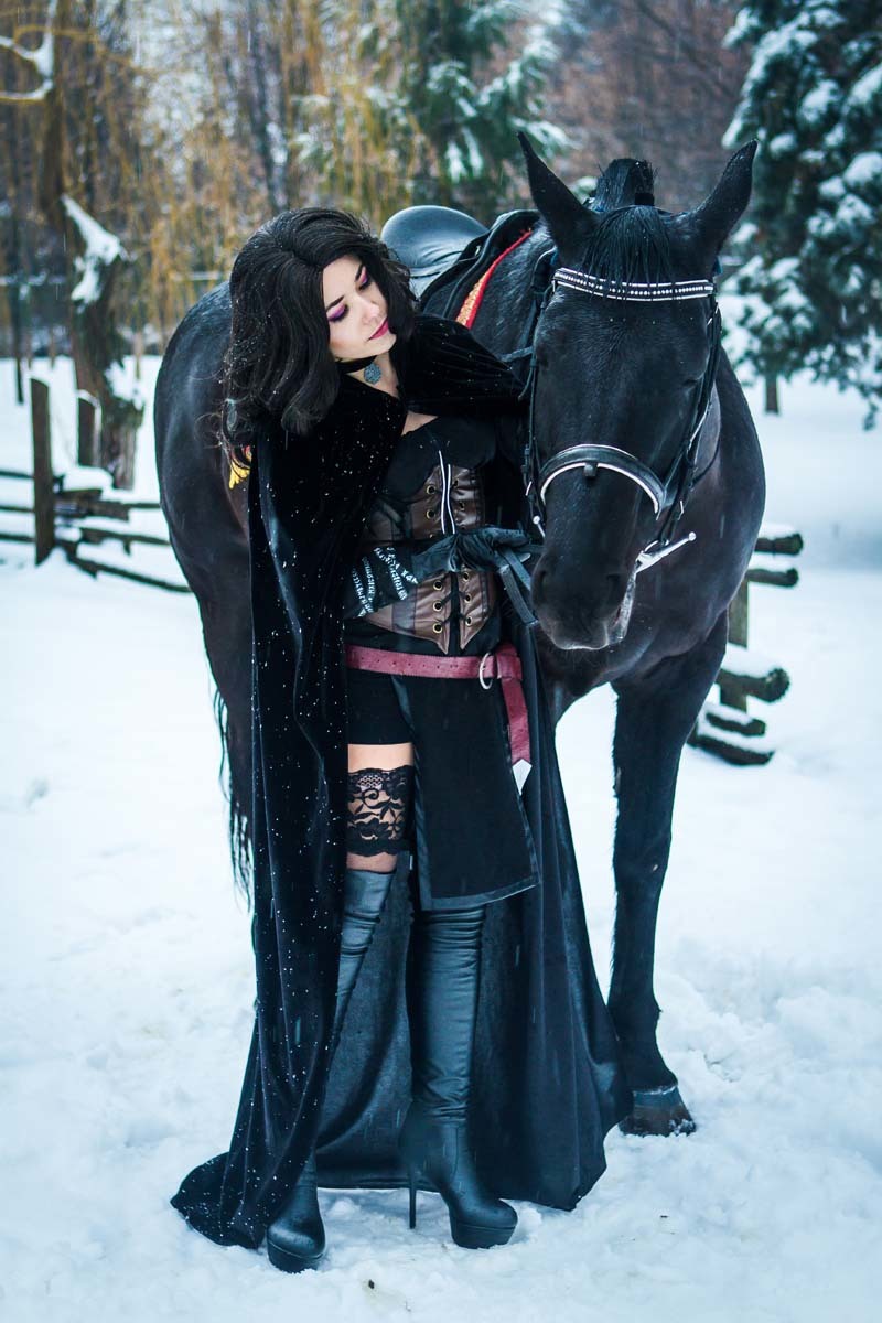 On the Skellige Islands - My, Yennefer, Witcher, The Witcher 3: Wild Hunt, Cosplay, Games, Winter time, Longpost, Summer and winter time