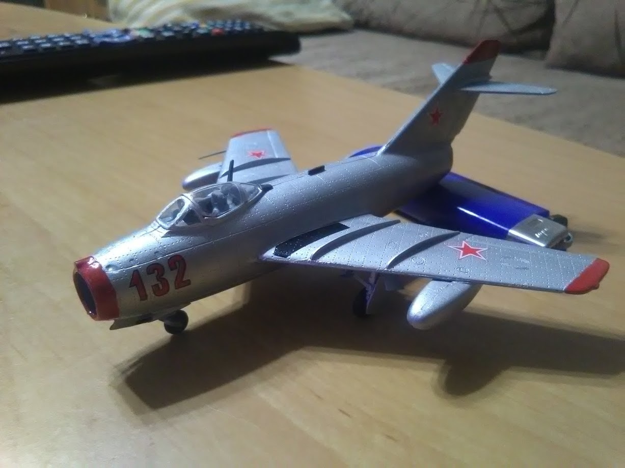 MIG - 15 - My, Stand modeling, Airbrush, Assembly jambs, Longpost