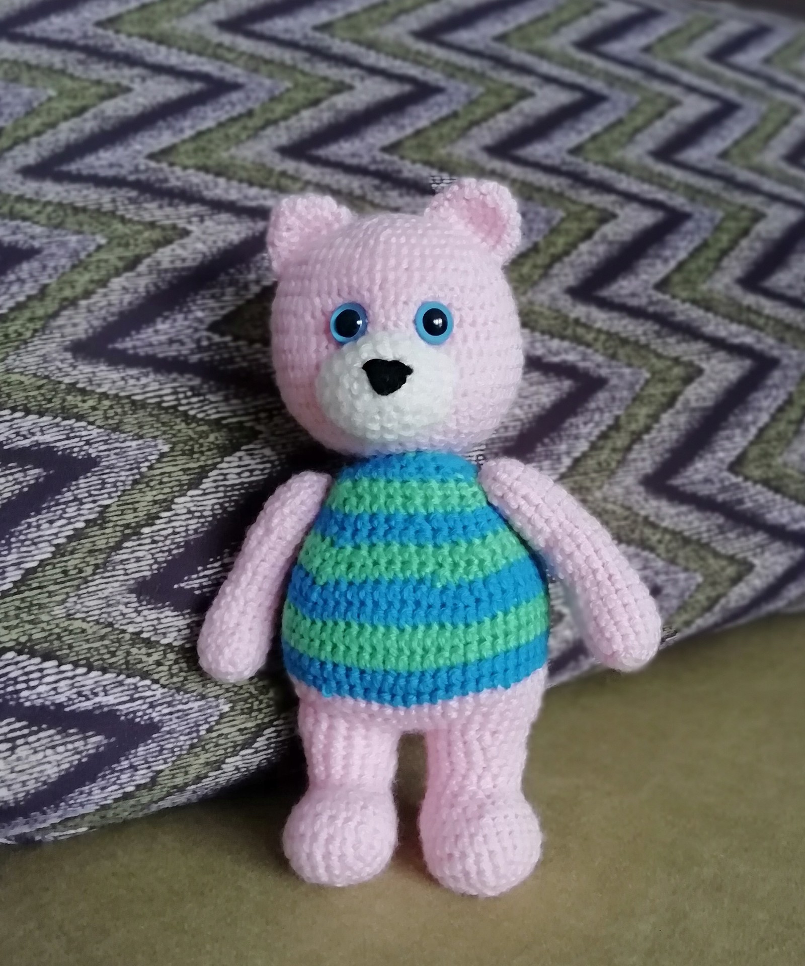 In the process of creating a fabulous bear. - My, Amigurumi, Author's toy, The Bears, For children, Process, , Longpost