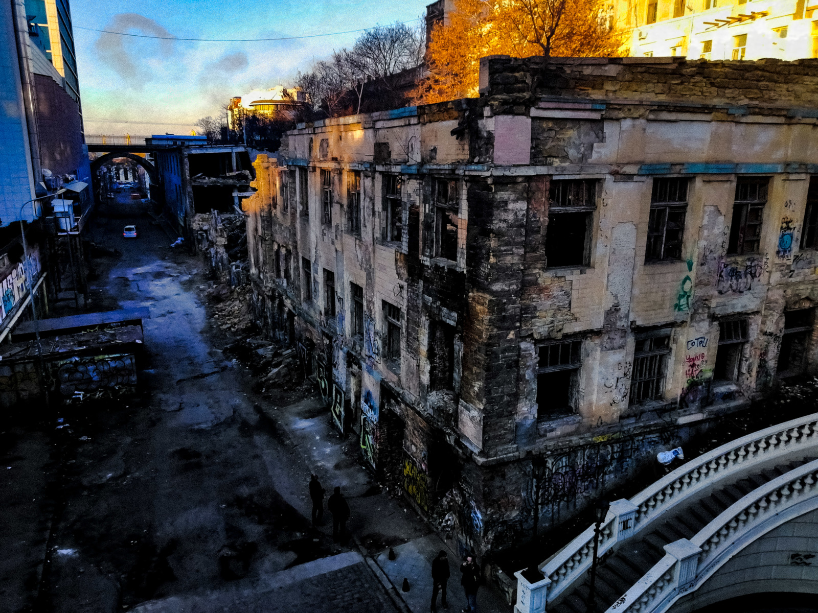 Slums of South Palmyra - My, The photo, Town, Odessa, Abandoned house, City center