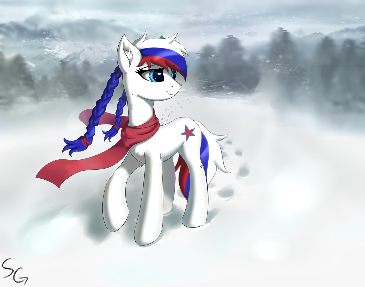 Wow, good weather, the coolness is still there ... - My little pony, Russia, Ponification, , Original character, MLP Marussia