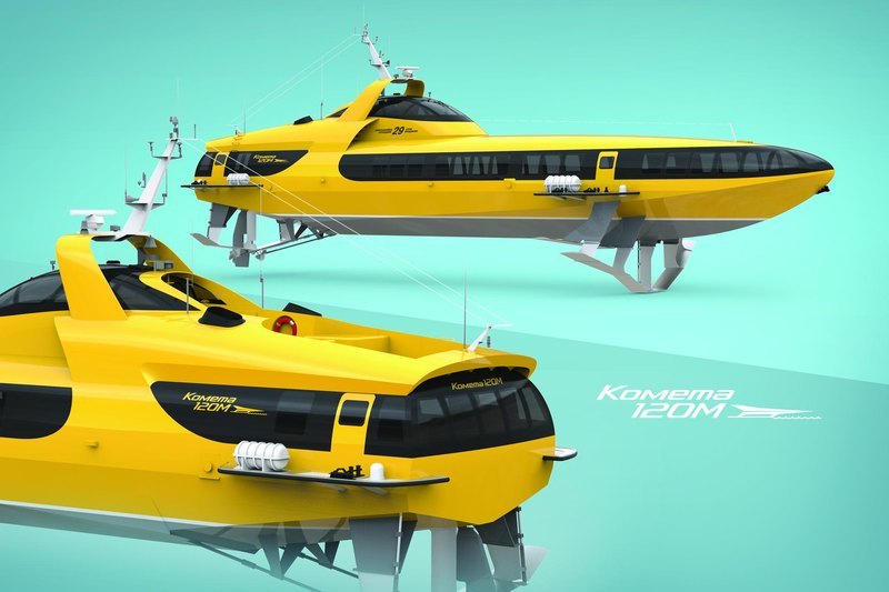 Russian hydrofoil ships: for the first time in the 21st century. - Hydrofoil, Popular mechanics, Longpost