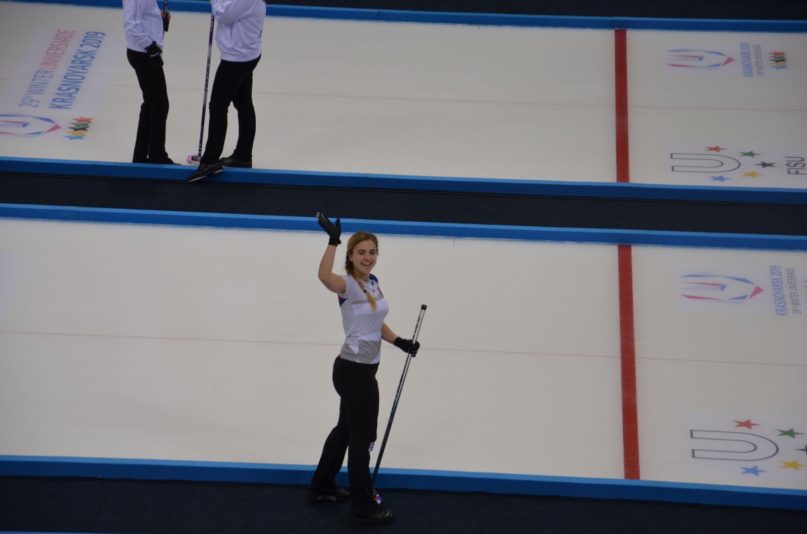 Czech women's curling team (Winter Universiade 2019) - My, Curling, Russia, Krasnoyarsk, Universiade 2019, , Czech Republic national team, Longpost