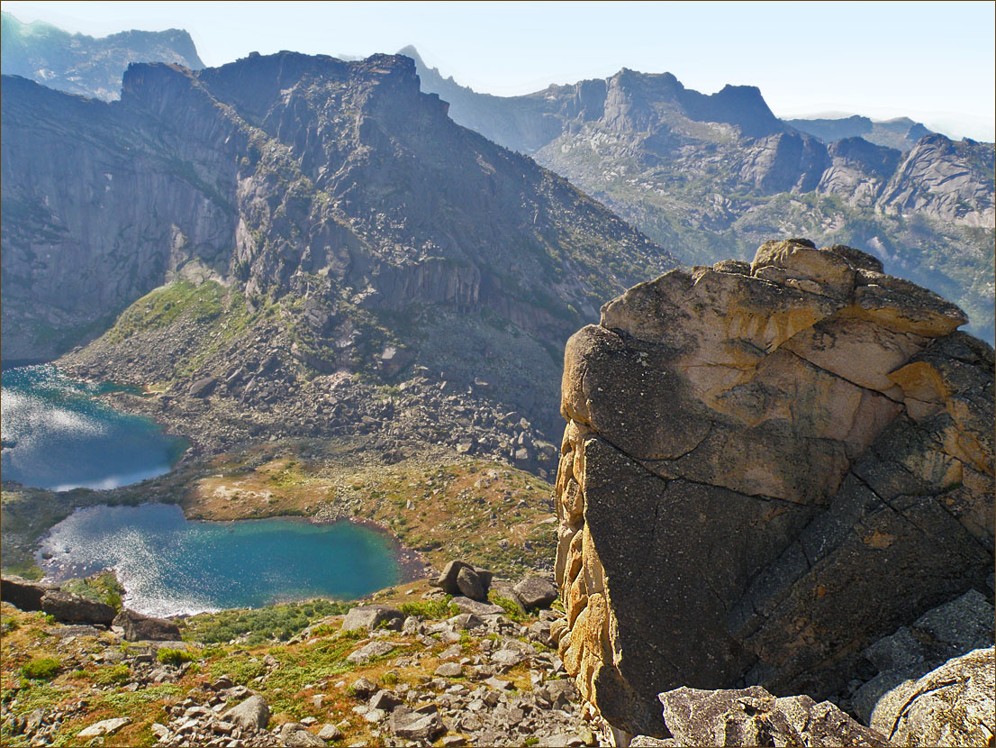 Climbing the Dragon's Tooth from the Coloreds - My, Ergaki, Tourism, Travels, Leisure, Russia, , Longpost, Nature