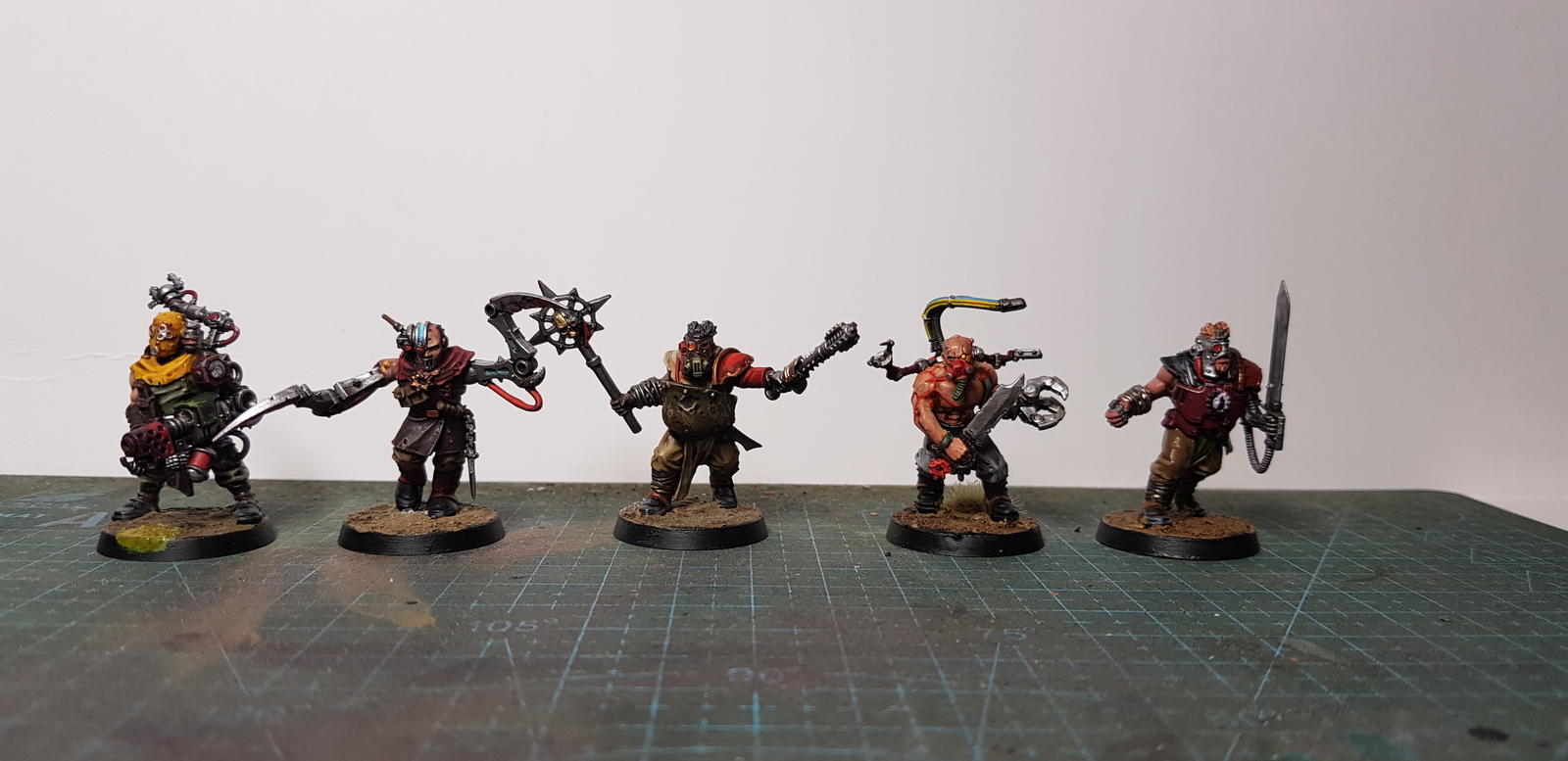 Cultists and some terrain - My, Warhammer 40k, Wh miniatures, Longpost