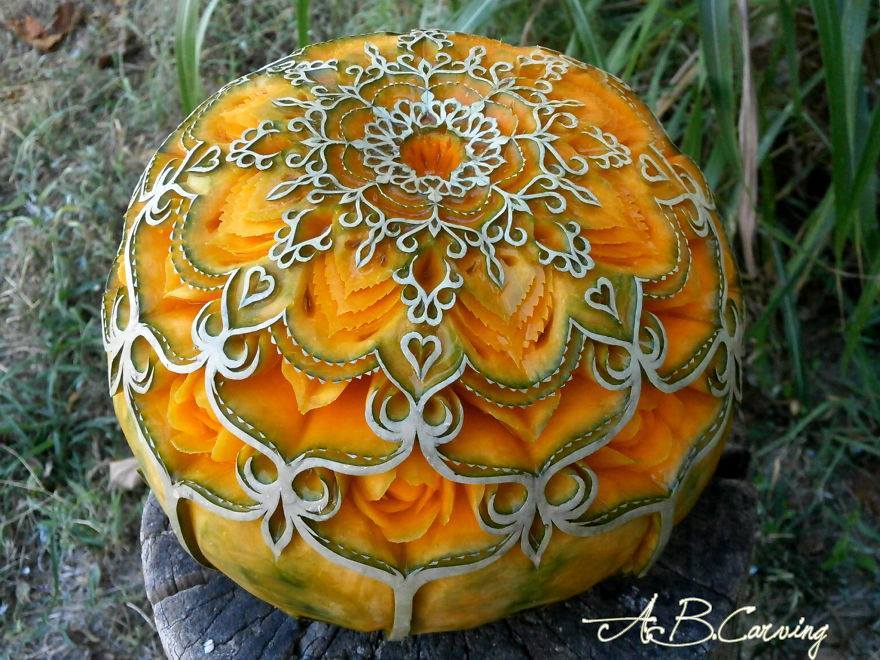 Carving on .... pumpkin - Creation, Thread, Art, , Longpost, Carving