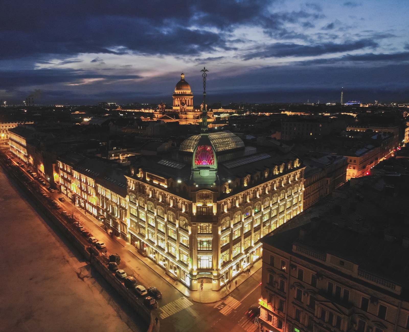 Trading house Esders and Scheifals - My, The photo, Aerial photography, Drone, Quadcopter, Saint Petersburg, Travels, Russia, Longpost