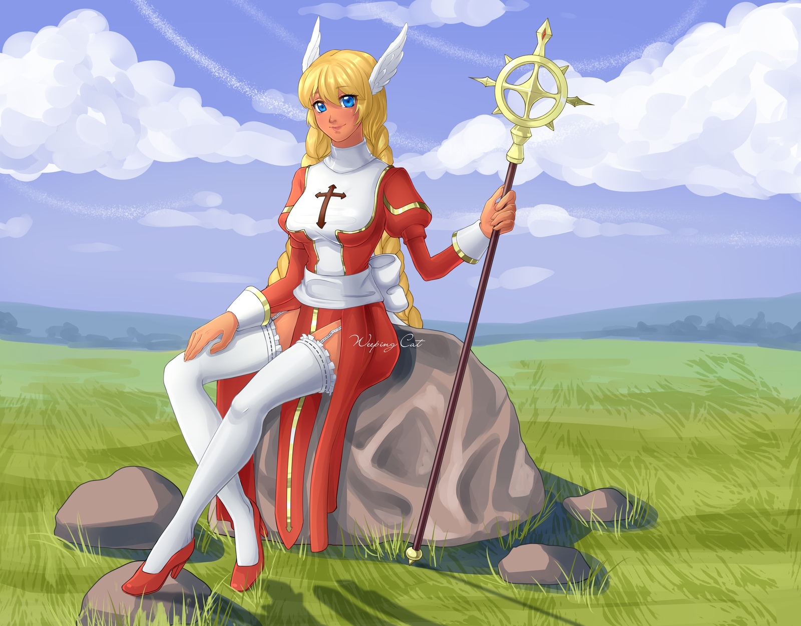 Slavya as a high priestess from Ragnarok Online :) - Endless summer, Ragnarok Online, Glorifying, Anime, Art