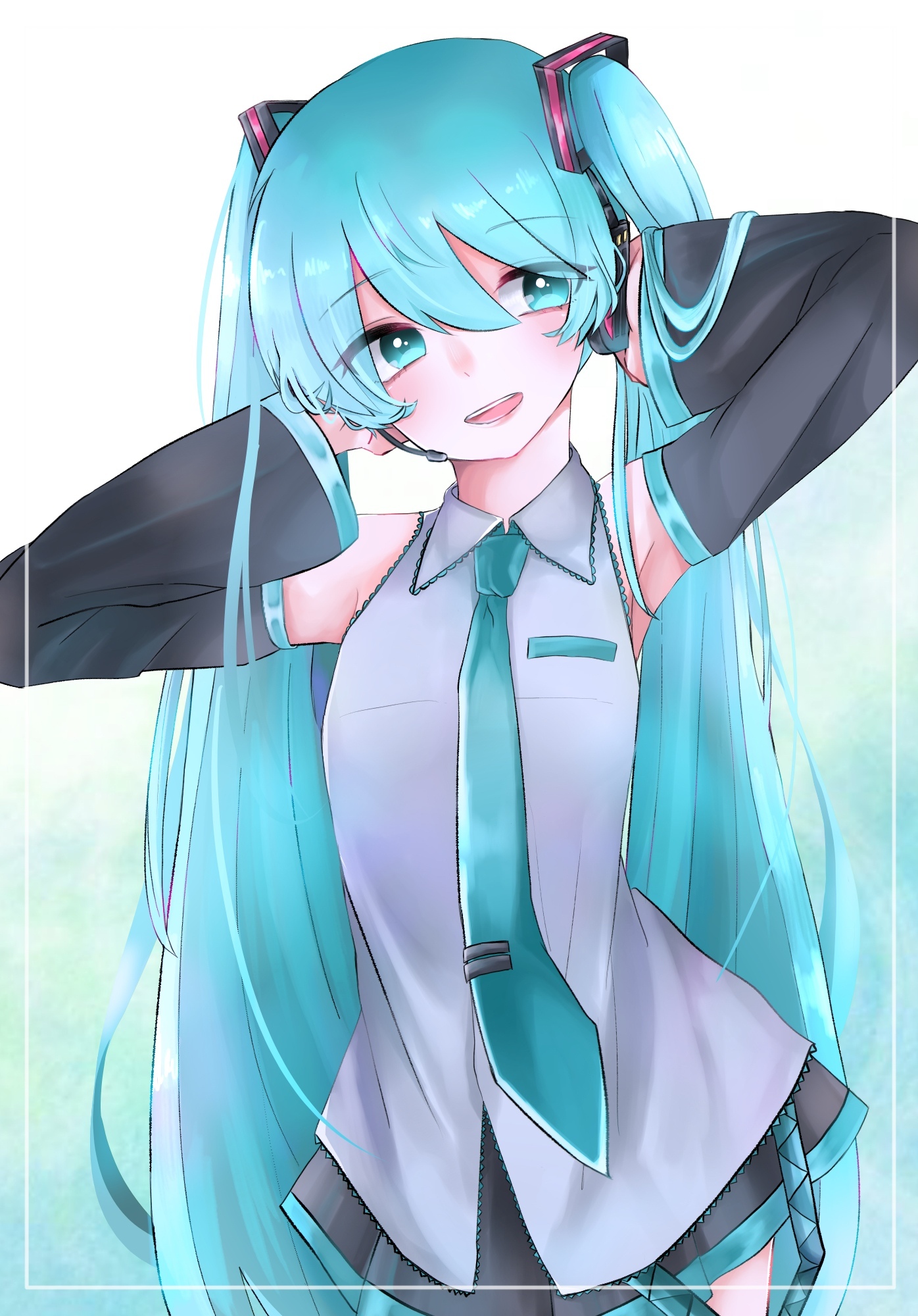 Hatsune Miku - Аниме, Vocaloid, Hatsune Miku, Anime Art, Длиннопост