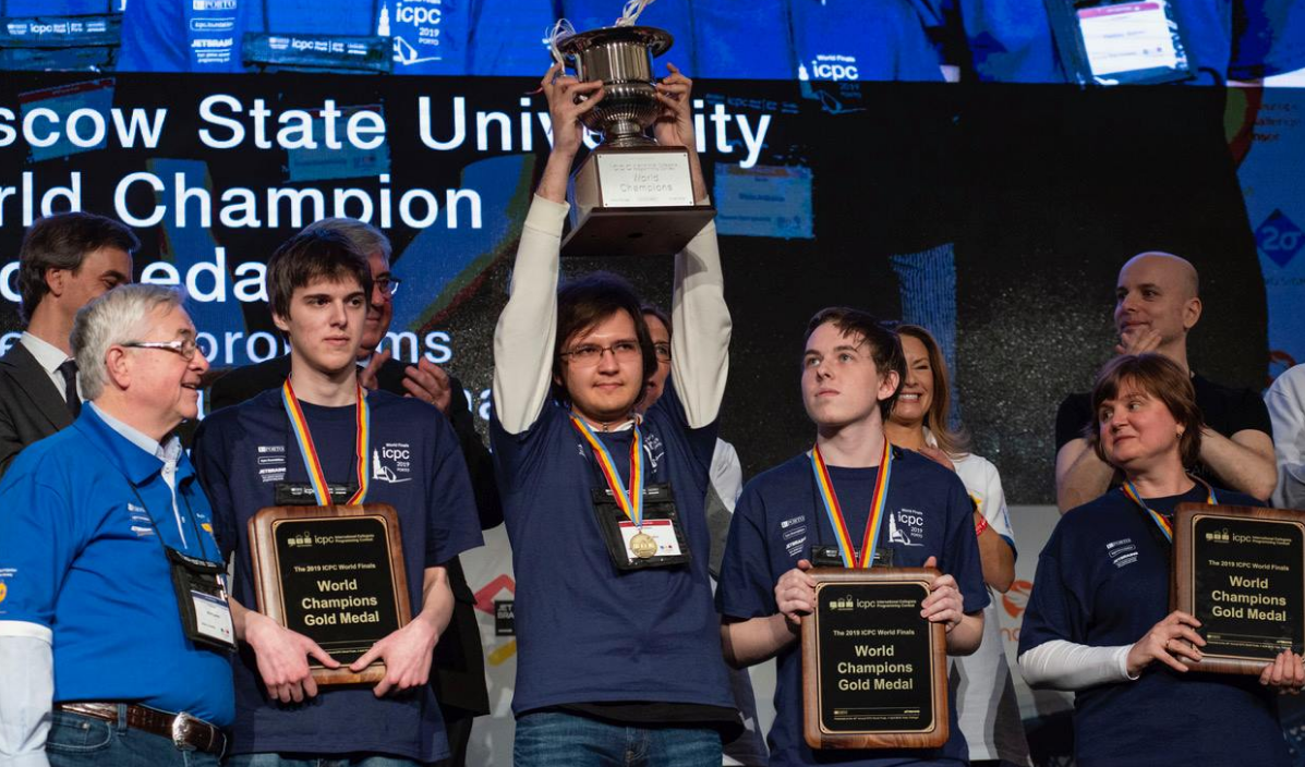 The Moscow State University team won the ICPC World Programming Championship. - MSU, Programming, Championship, Winners, Russia